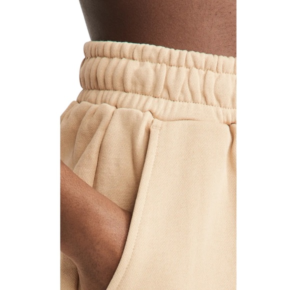 We Wore What Active Women's Classic Sweatpants Tan Sm High Rise Relaxed Joggers - Picture 8 of 14